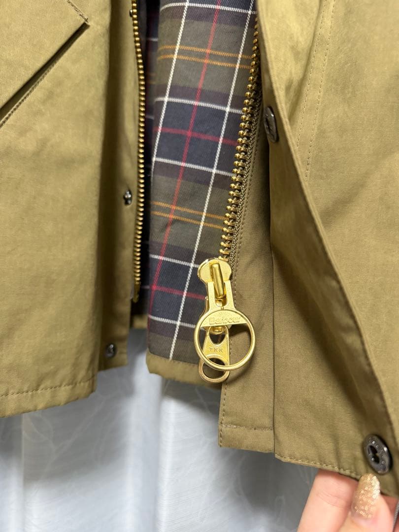 【ほぼ新品未使用✨】Barbour ピーチスキン ジャケット フルライニング