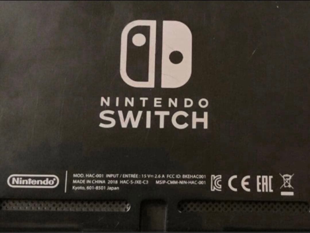 Nintendo Switch スイッチ 本体のみ 旧型 未対策機 2018年製