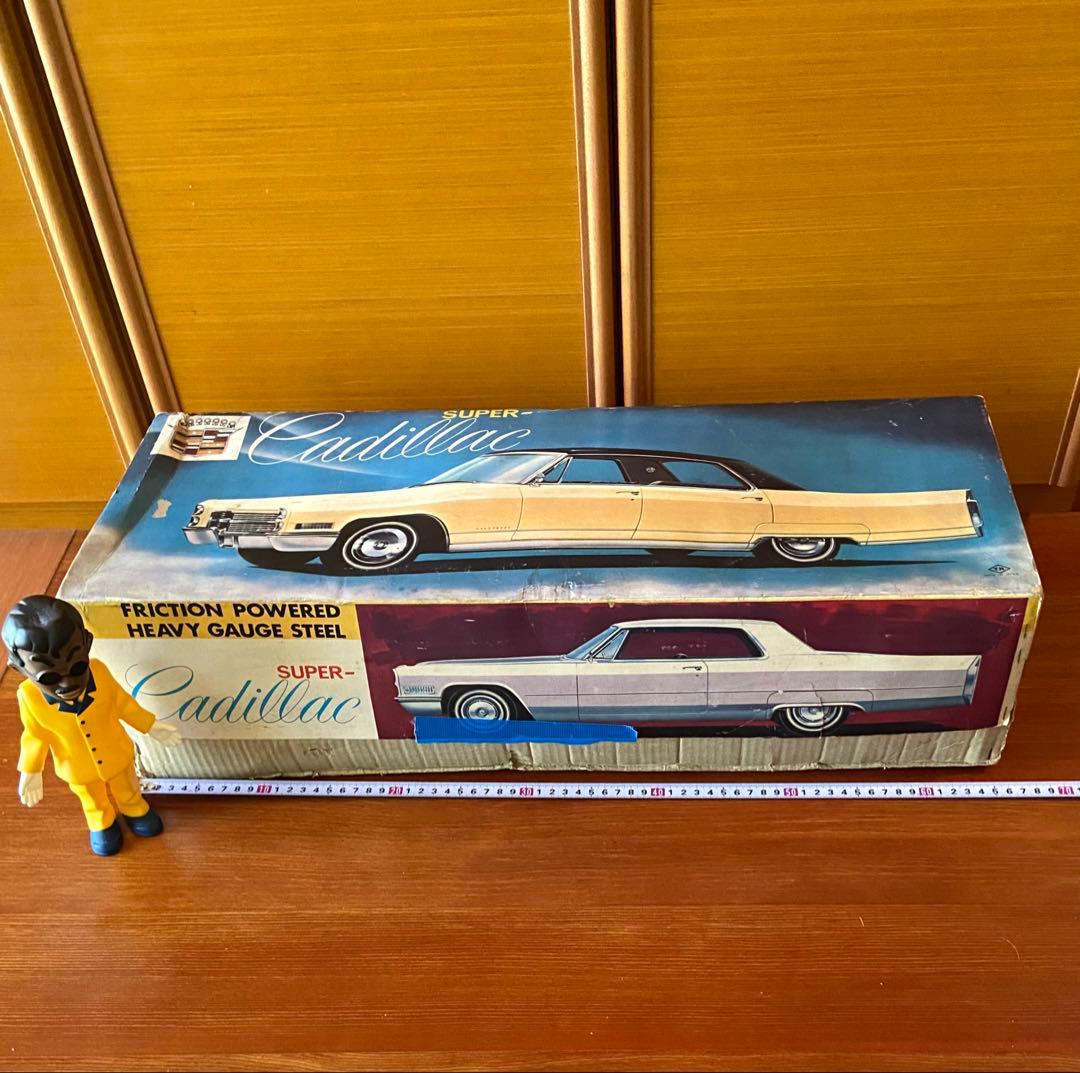 希少　野村トーイ　ブリキ　スーパー　キャデラック　65cm