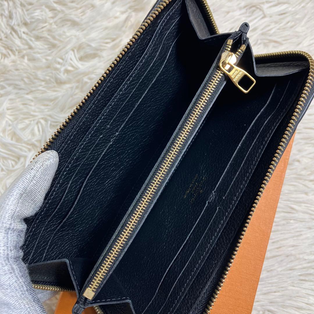 【未使用級】モノグラム アンプラント ジッピーウォレット ノアール FRID搭載