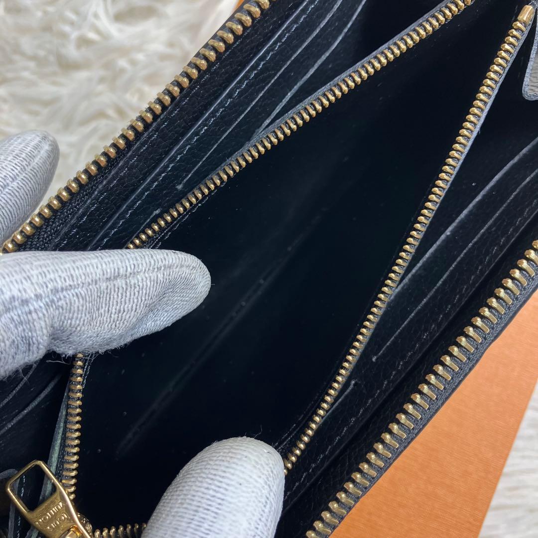 【未使用級】モノグラム アンプラント ジッピーウォレット ノアール FRID搭載