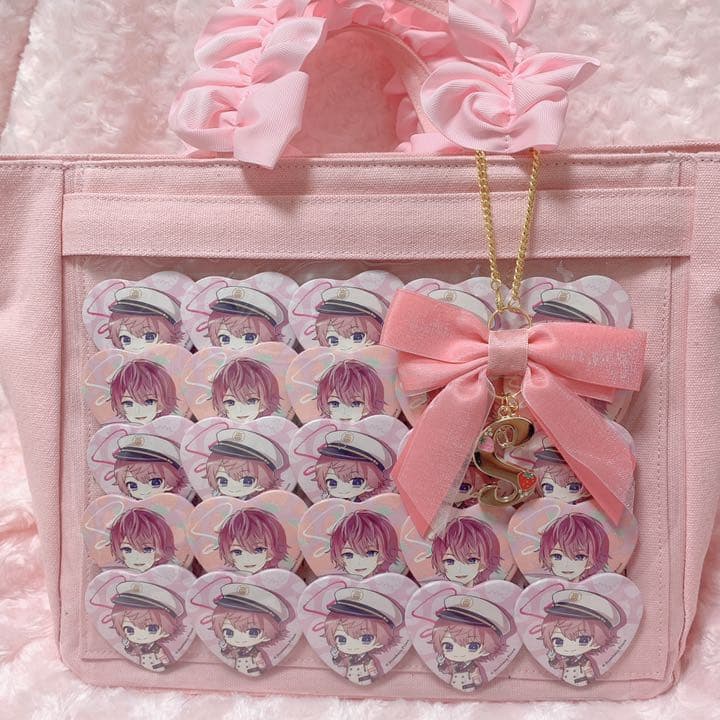 すとぷり さとみ 痛バ 痛バッグ クリアランス ハート 缶バッジ