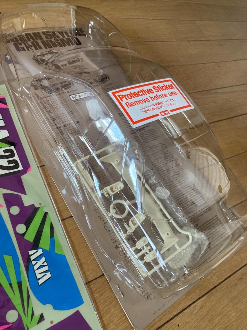 タミヤ TAISAN SKYLINE スペアボディ 当時物 AXIA デカール付