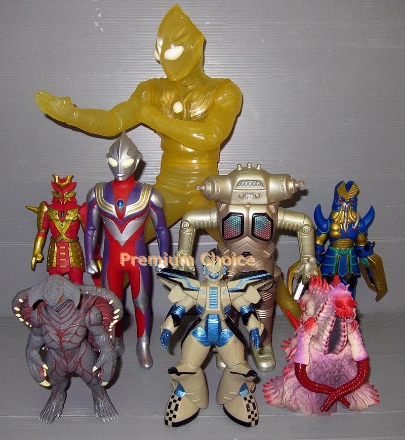 ソフビ まとめ 処分 ウルトラマン ウルトラ怪獣など 箱やタグ無し 8体