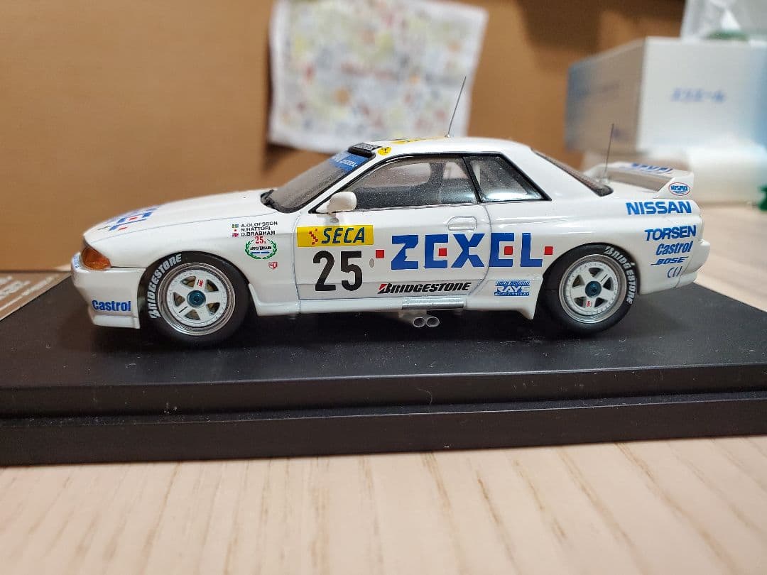 ミニカー ZEXEL SKYLINE 1991 SPA 24h (#25) hpi