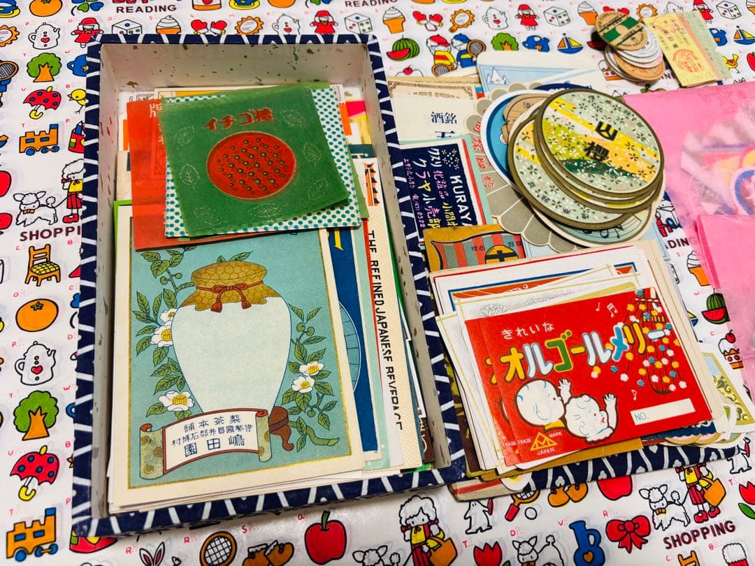 【まだ詰めます！紙モノ 昭和レトロ おすそ分けボックス①】