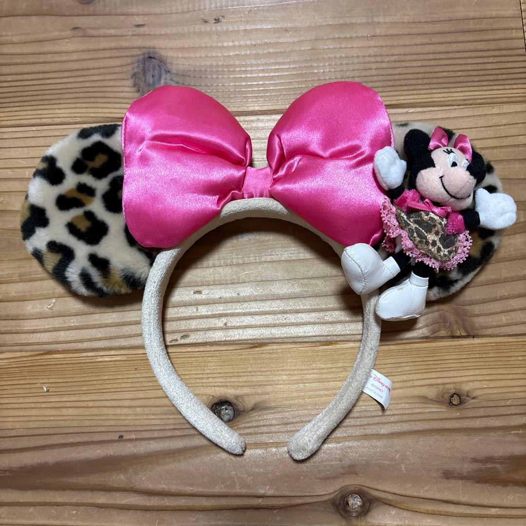 Disney - ディズニーカチューシャ ミニー ヒョウ柄 レオパード柄