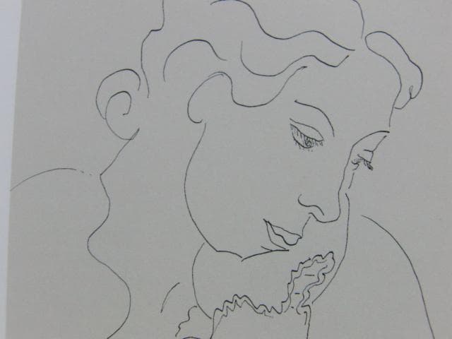 アンリ・マティス(Henri Matisse)、【半横向きのプロフィール】