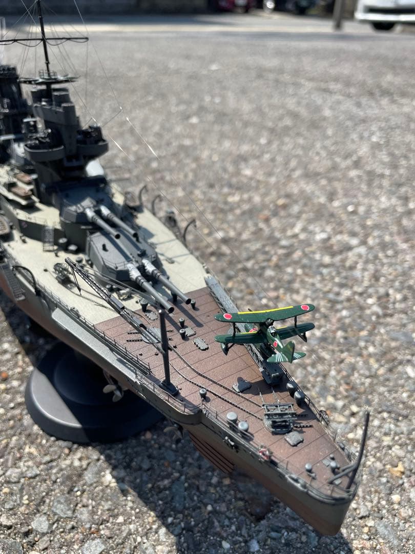 【完成塗装品】1/350フジミ戦艦 山城