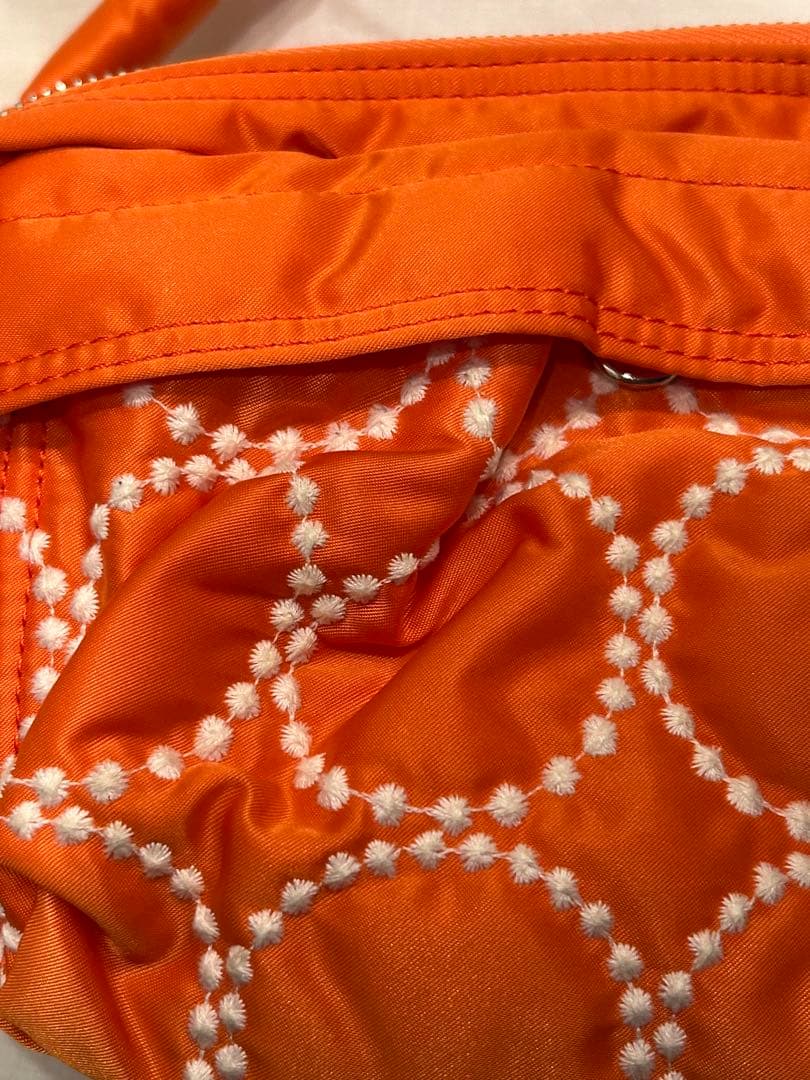 ミナペルホネンPORTERtambourine2WAYショルダーオレンジポーター