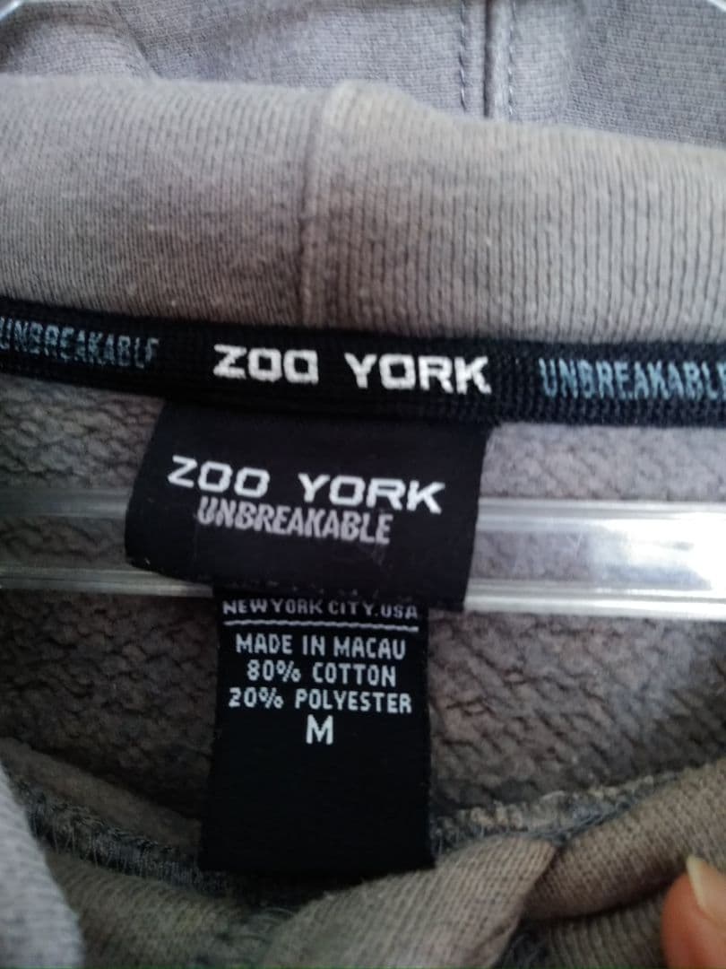 レア品❗ZOO YORK 厚手裏起毛　パーカー❗