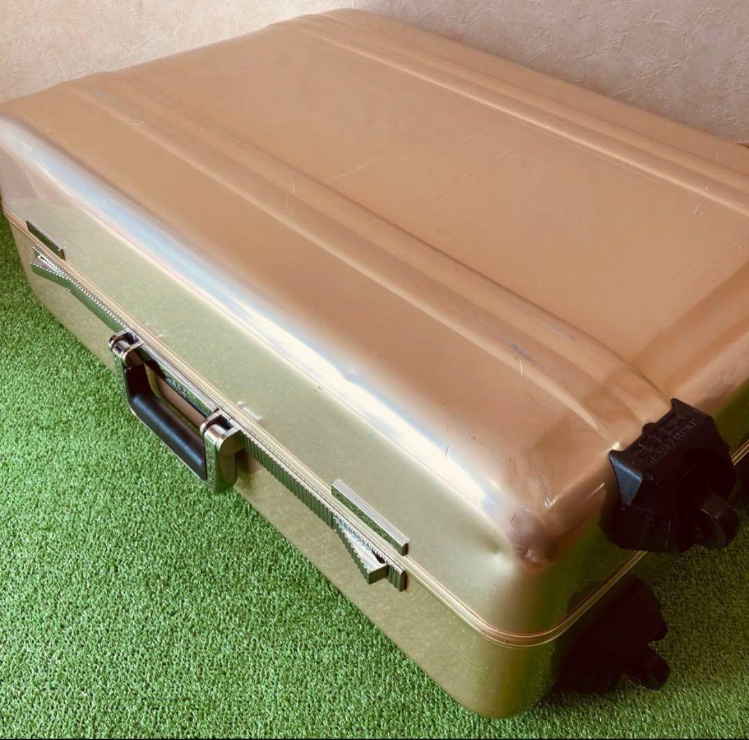 希少 ゼロハリバートン ヴィンテージ アルミ シャンパンゴールド