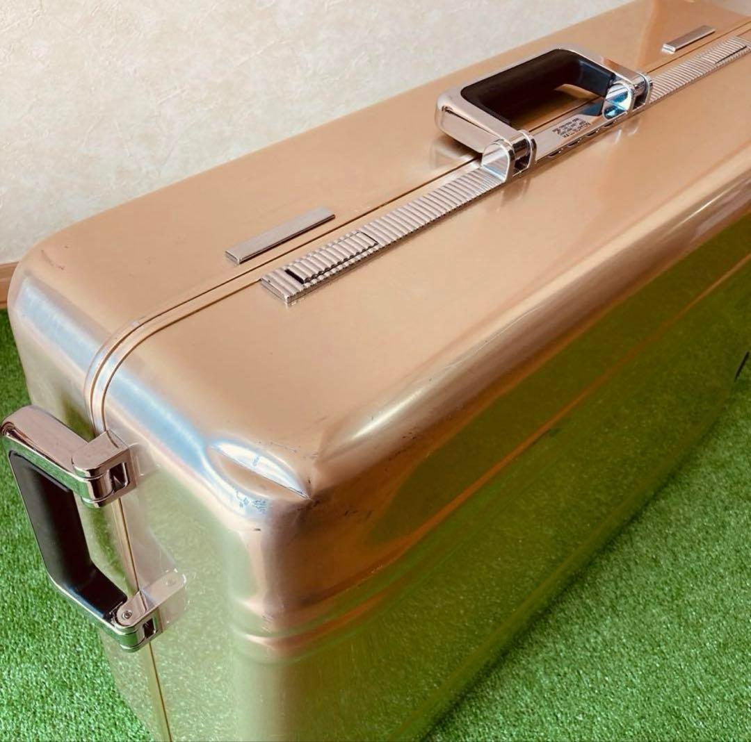 希少 ゼロハリバートン ヴィンテージ アルミ シャンパンゴールド