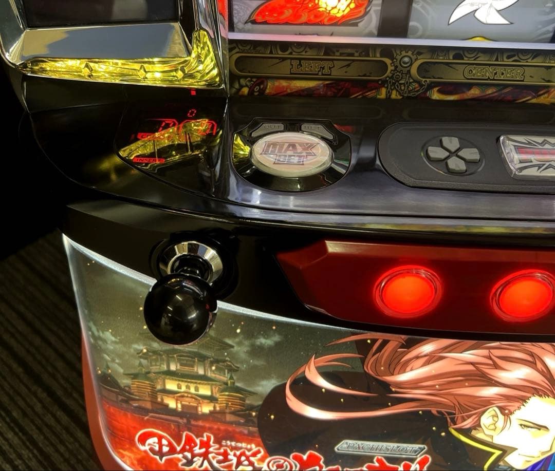 パチスロ「甲鉄城のカバネリ」美馬パネル コイン不要機付 パチスロ実機