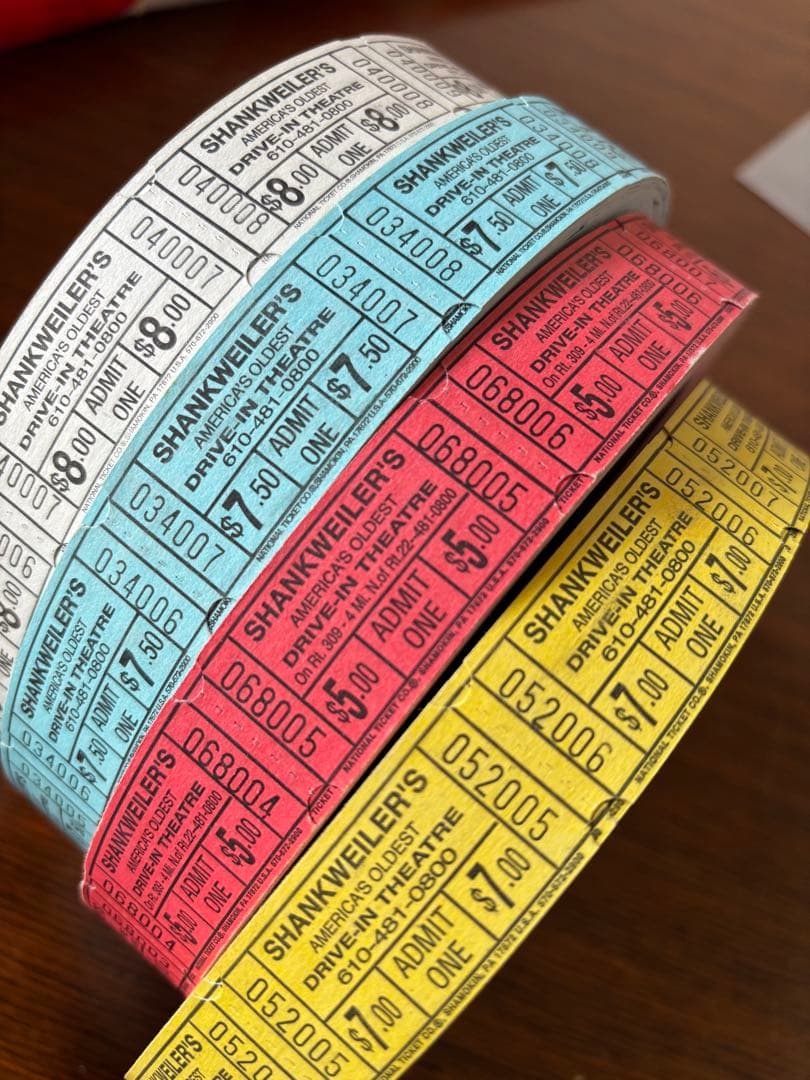 海外紙物 ヴィンテージ カラフル プライスチケット 4種 400枚 大量