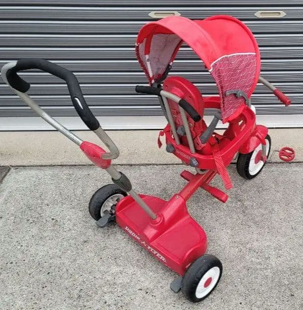 絶版品 RADIO FLYER 三輪車 赤 2人乗り ラジオフライヤー 中古 - メルカリ