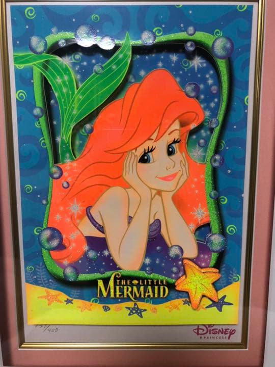ディズニー  アリエル   3D です。再値下げ❗️