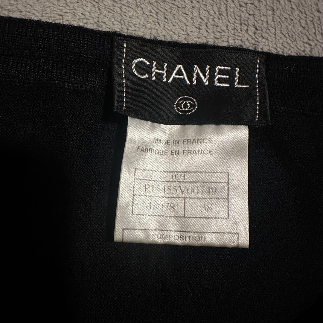 CHANEL 花柄タイトスカート 38