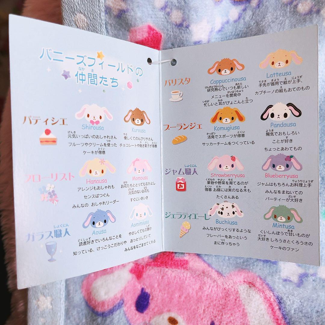 希少レア　シュガーバニーズ　フェイスタオル　2008年製 平成レトロ　サンリオ