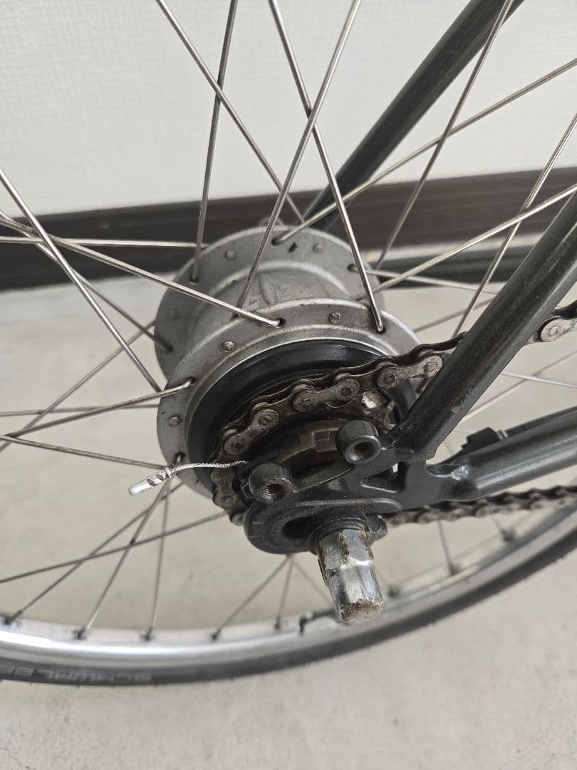 ミニベロ 自転車 カーキ　内装変速　※直接取引のみ