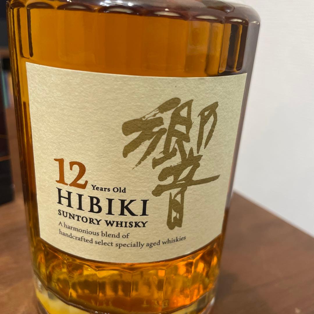 サントリーウイスキー 響12年 意匠ボトル 箱付き 未開封 500ml