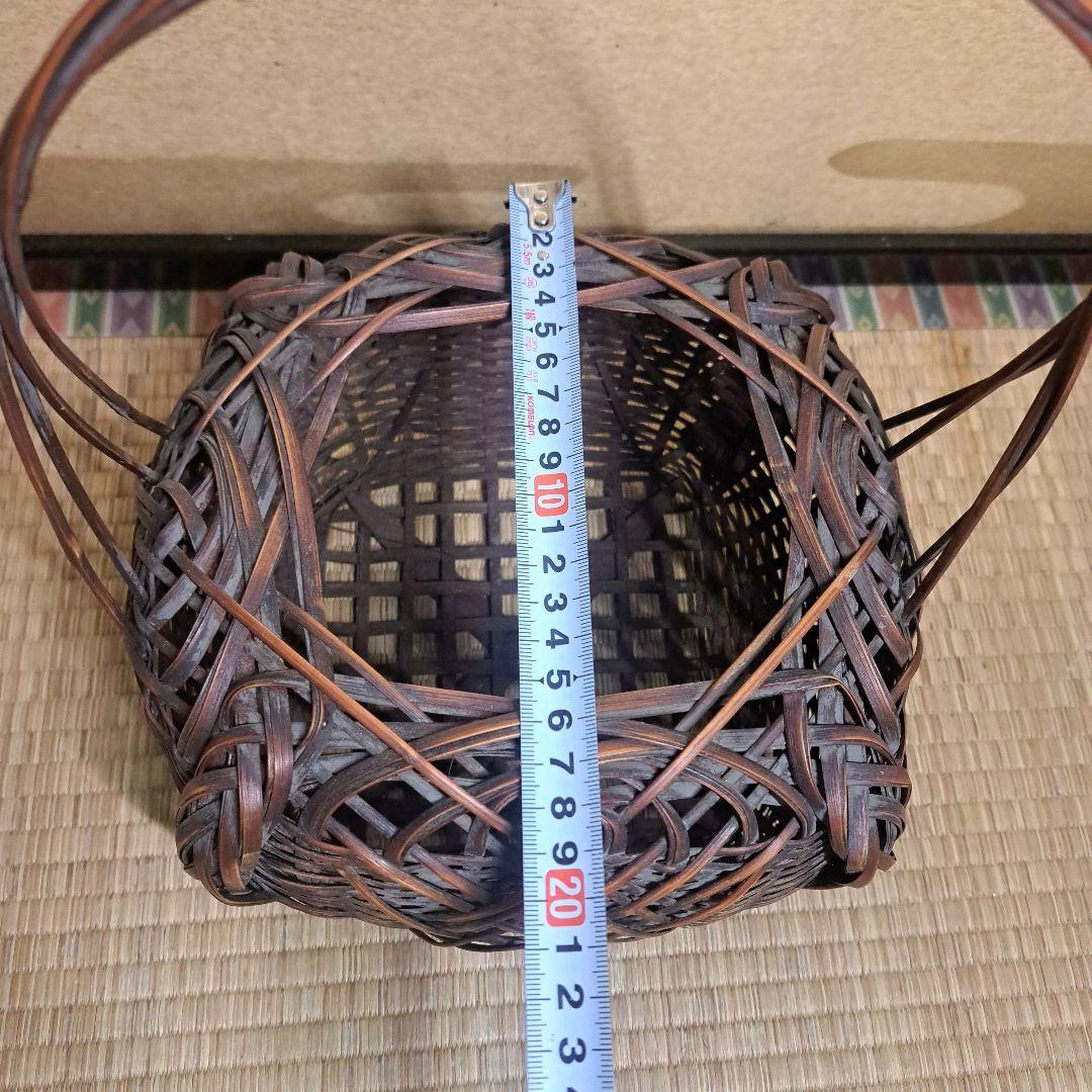 花篭 花入 茶道具 華道具 竹籠 花籠 花籃 B3