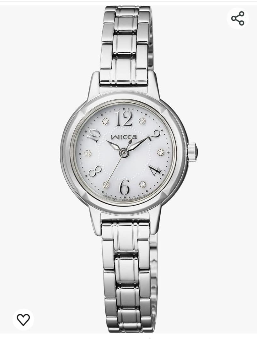 未使用☆CITIZEN☆ Wicca レディース 時計 ソーラーテック wicca（ウィッカ） シチズン レディース ソーラーテック電波 メタル