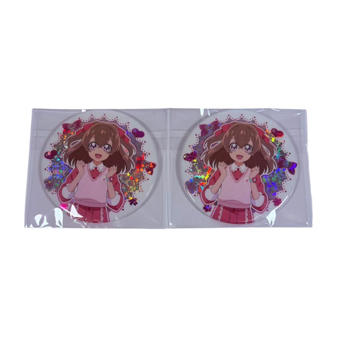 デリシャスパーティプリキュア ホログラム缶バッジ 和実ゆい キュア