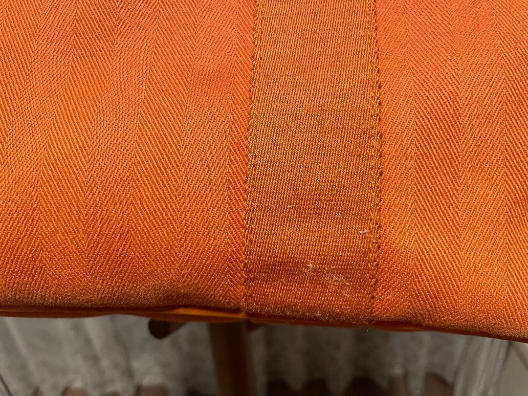 HERMES オレンジ ビジネスバッグ エルメス HERMES ヴィクトリア2 12H X