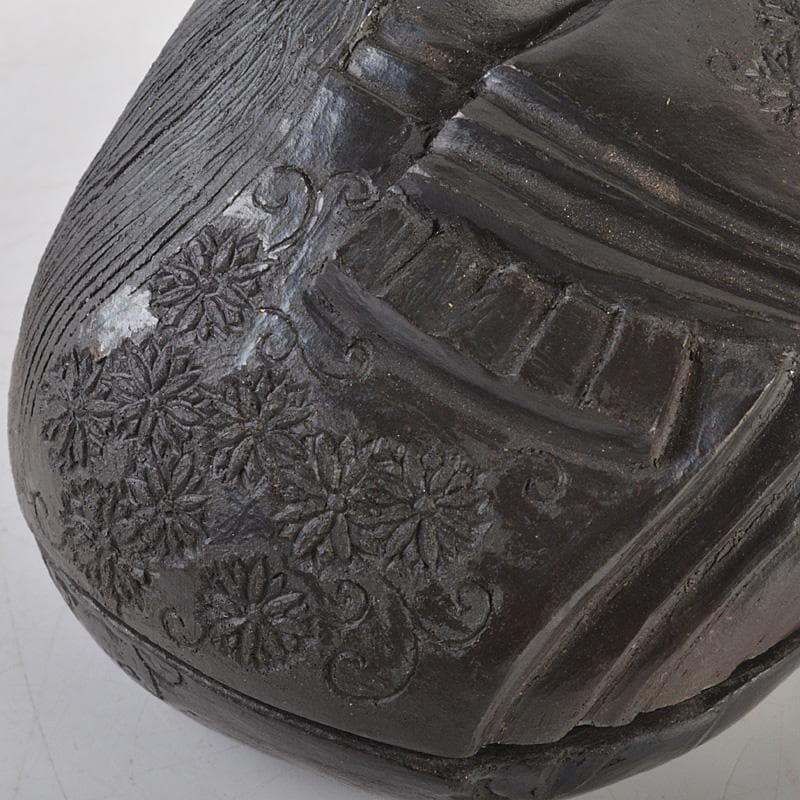 茶道具　香道具　貝形　香合　共箱　V　6541