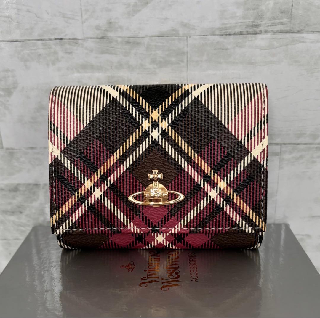 vivian westwood がま口 二つ折り スモールフレームウォレット vivian westwood がま口 二つ折り スモールフレームウォレット