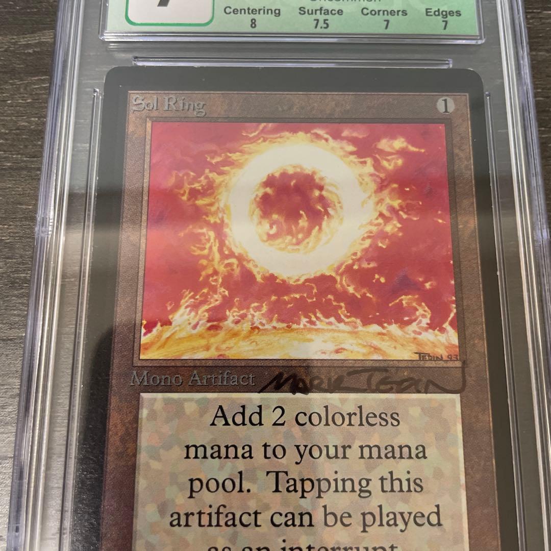 太陽の指輪/Sol Ring LEB CGC7 SIGNED