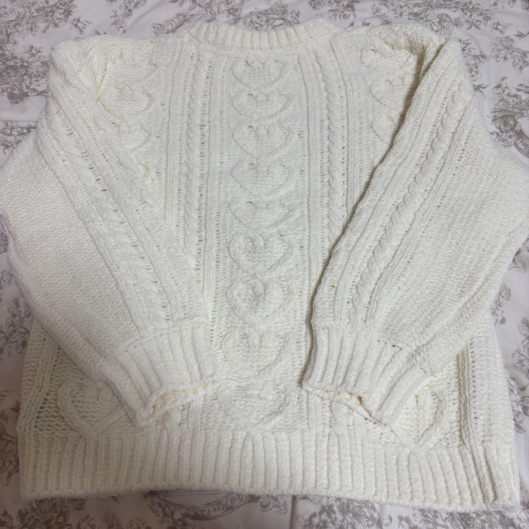 ジェラートピケ Valentine ハートアランプルオーバー