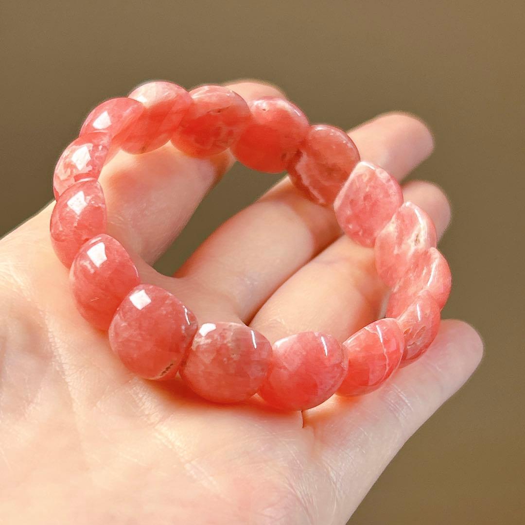 丸っこいインカローズのバングル