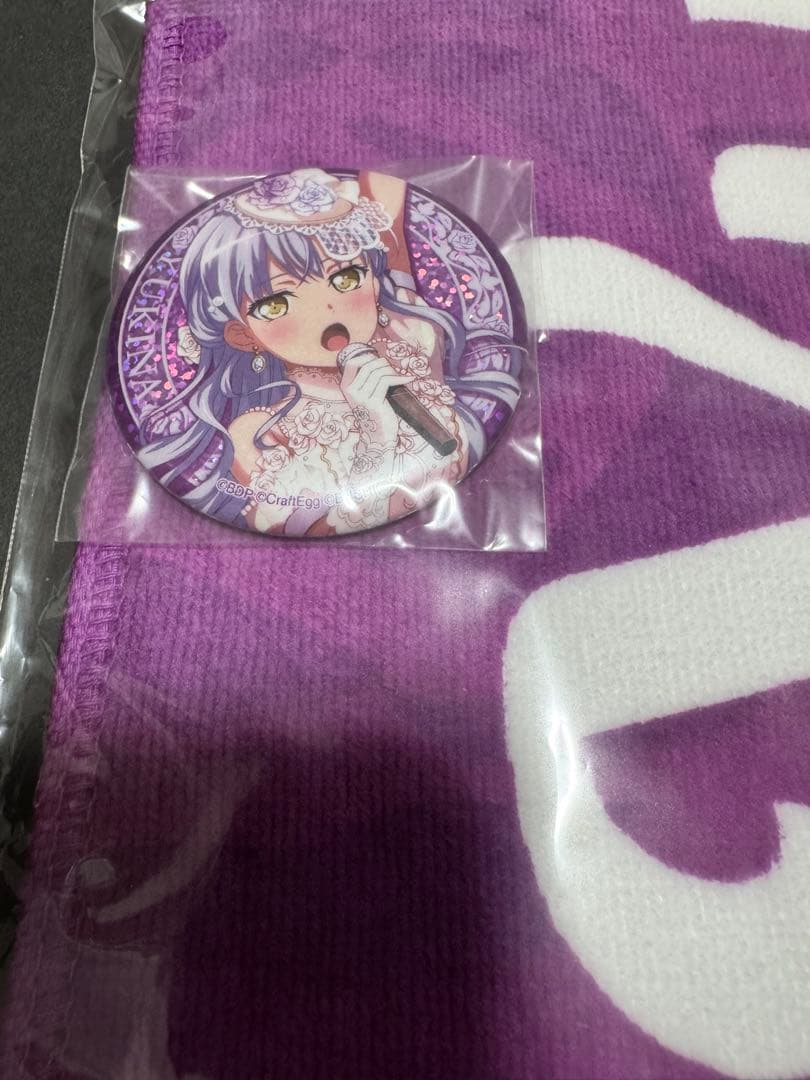 湊友希那 Roselia Flamme / Wasser タオル＆缶バッジセット