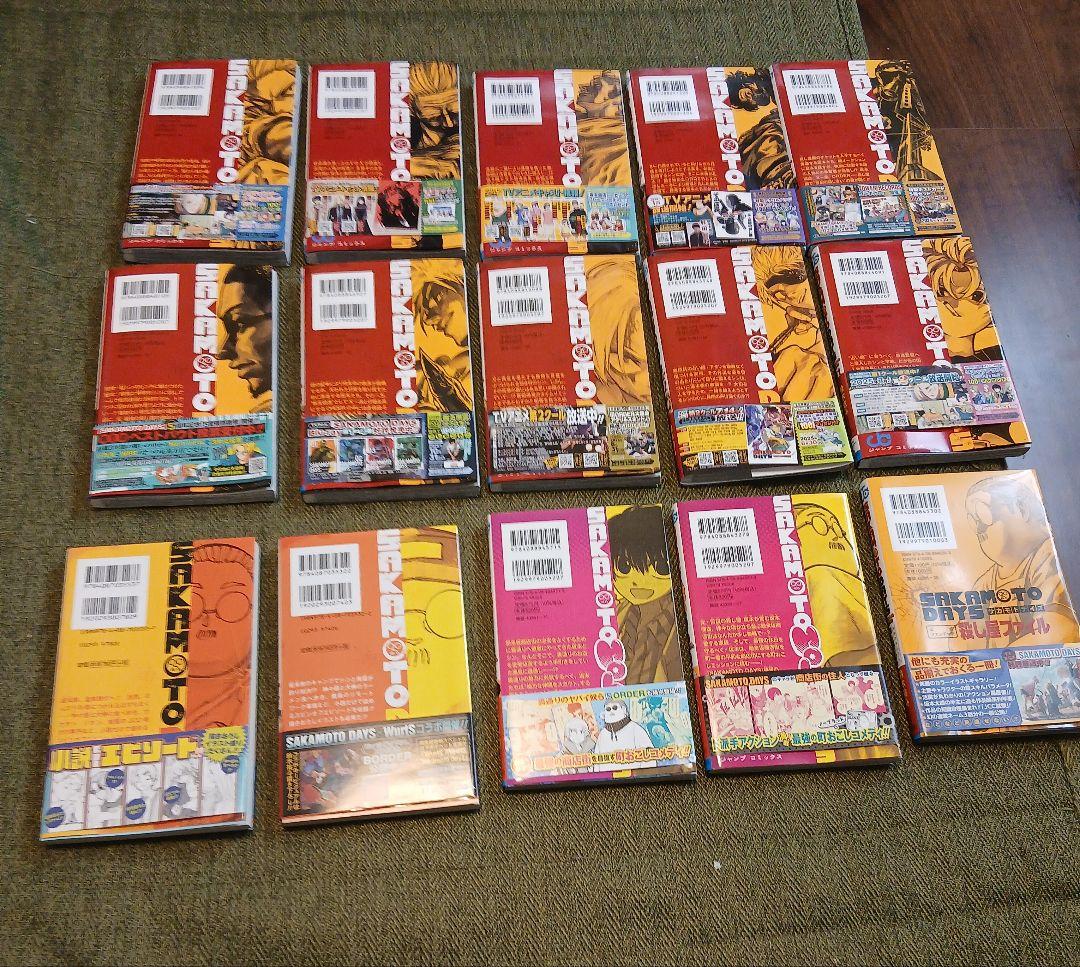 一部特典あり　サカモトデイズ25巻+関連本5巻　全巻初版チラシ帯付