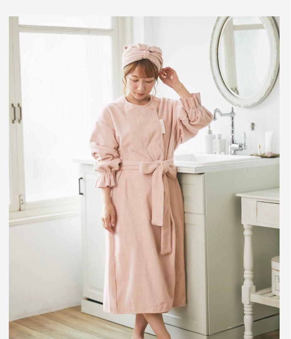 無印良品 バスタオルポンチョ 70×190 チャコール ベージュ2枚セット