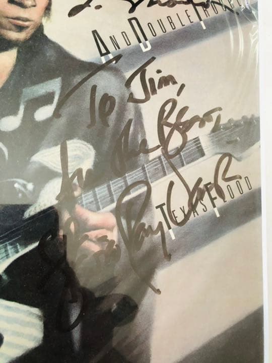 STEVIE RAY VAUGHAN /スティービーレイヴォーン サイン 鑑定証