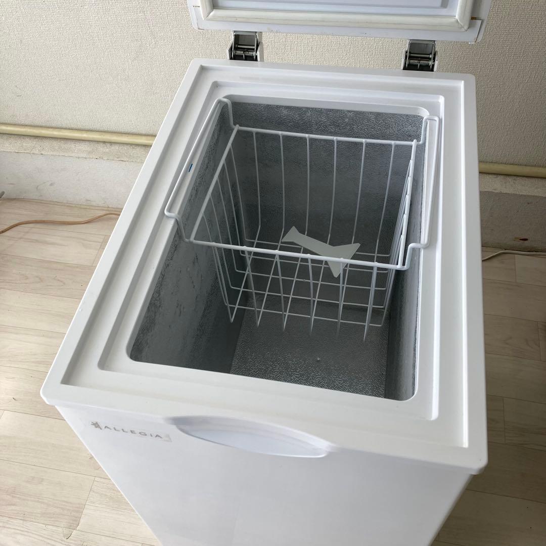 週末セール！アレジア 冷凍庫 63L スリム ストッカーコンパクト2019年製