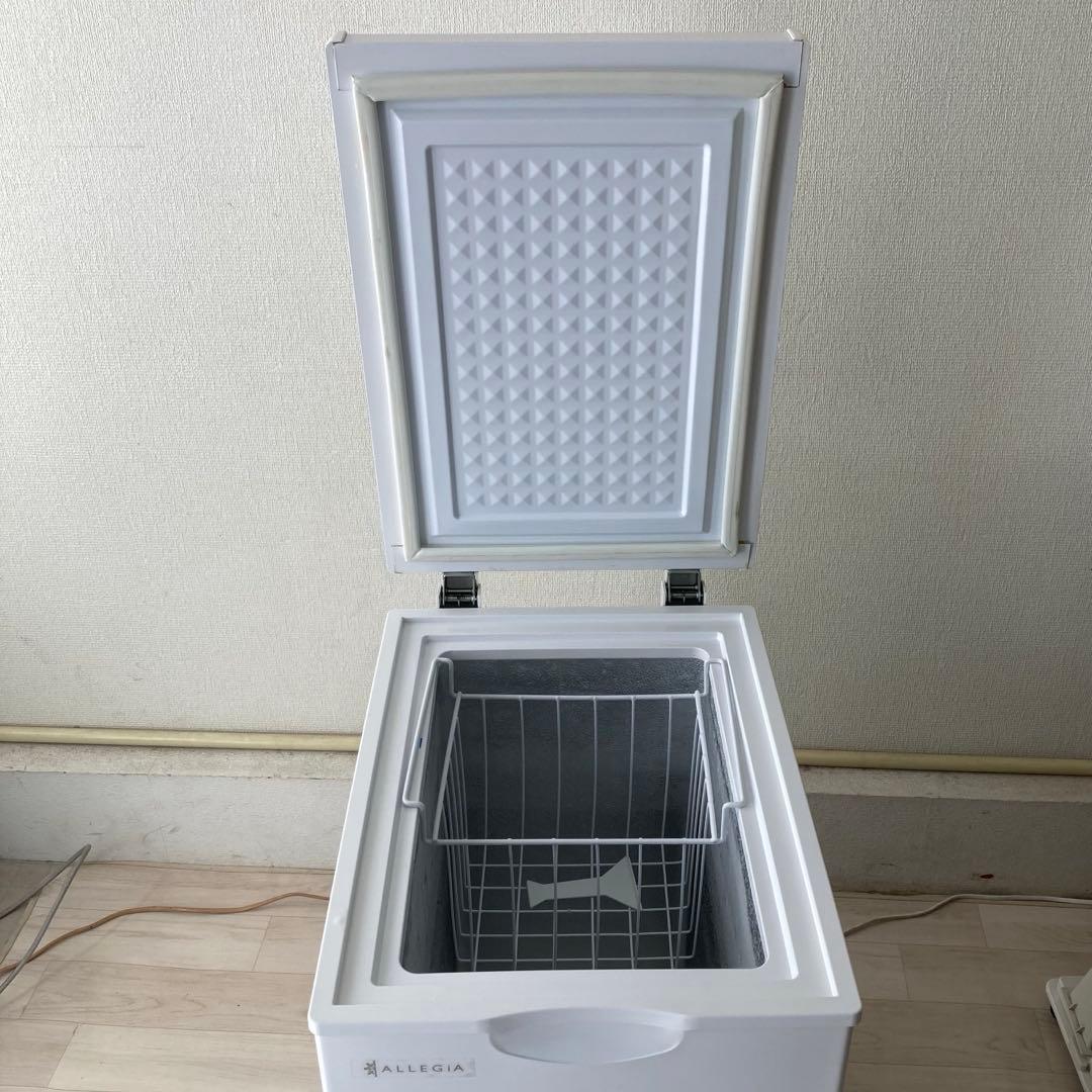 週末セール！アレジア 冷凍庫 63L スリム ストッカーコンパクト2019年製