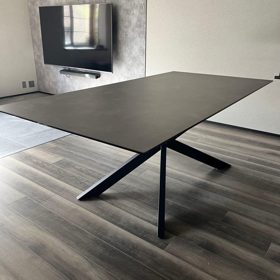 かねたや GLAN ダイニングテーブル セラミックテーブル 幅200cm