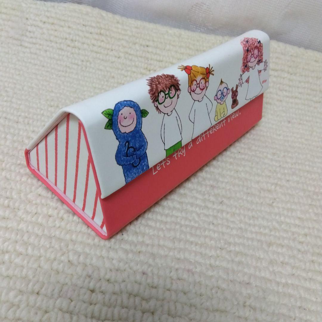 ココちゃん·͜·ᰔᩚ折り畳み式メガネ三角形ケース·͜·ᰔᩚ 手提げバッグ