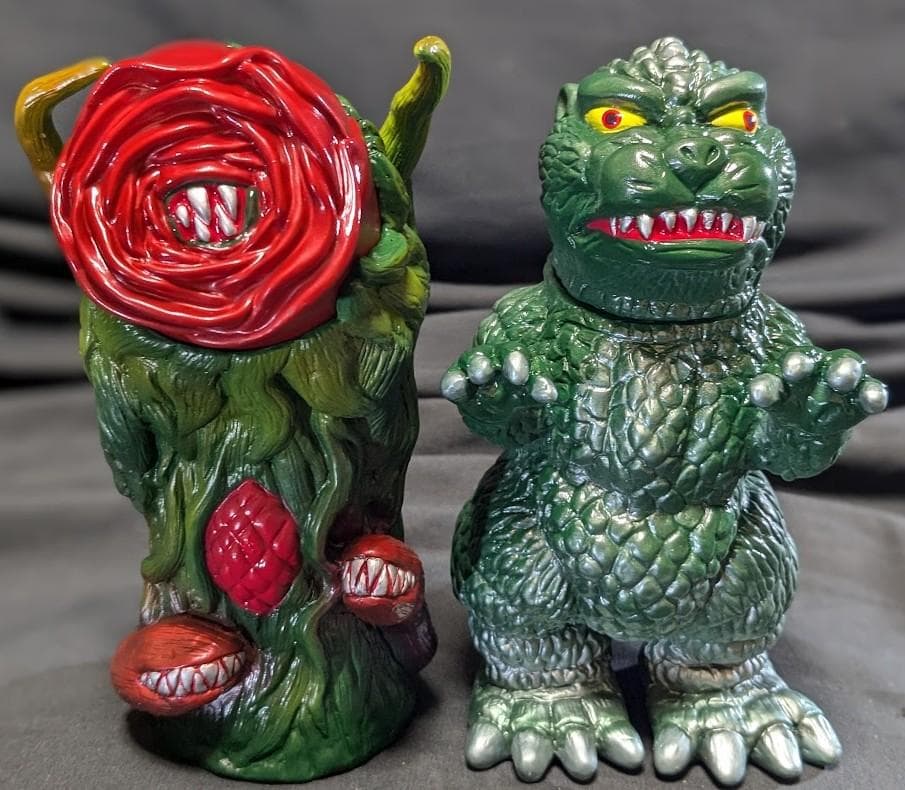 ゴジラ＆ビオランテ（トイパイレーツ）怪獣プロジェクトNR ソフビ2体