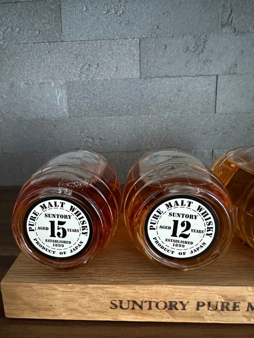 サントリーウィスキーピュアモルトエイジングセット山崎50ml付き