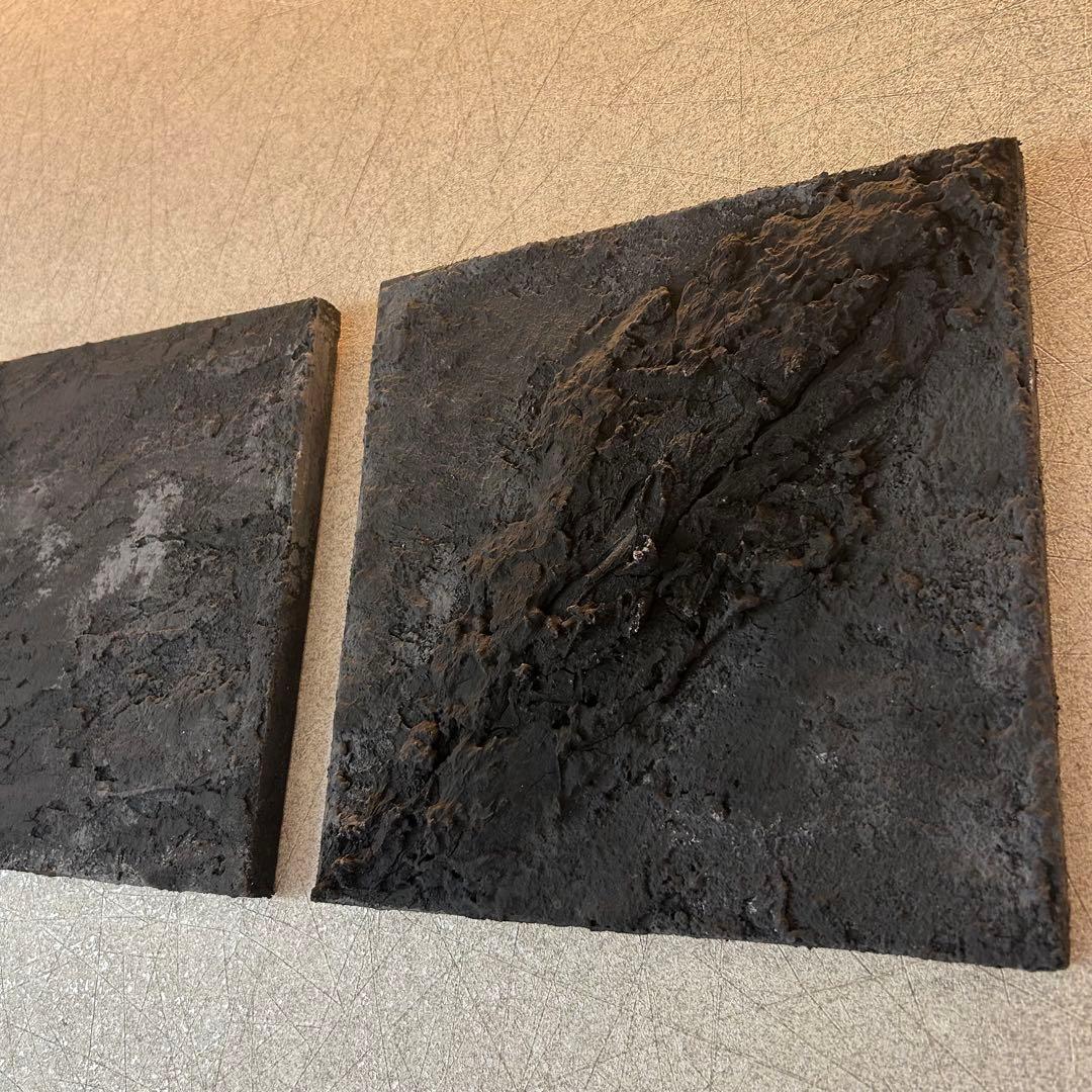 【Japanese Art Panel】和モダン 漆喰　アートパネル　3枚組