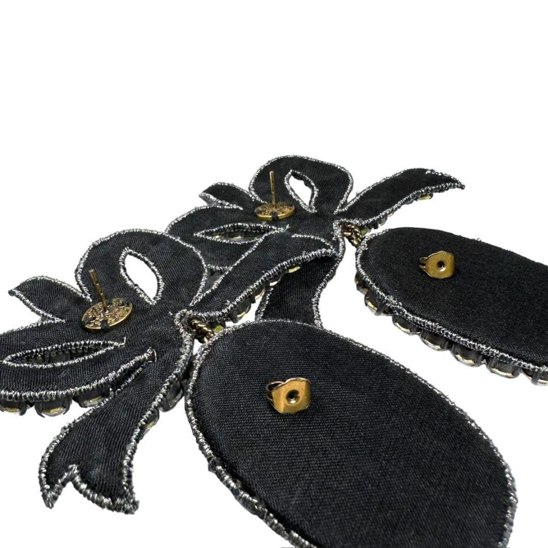 美品】GUCCI グッチ クリスタル ビジュー ピアス マルチカラー