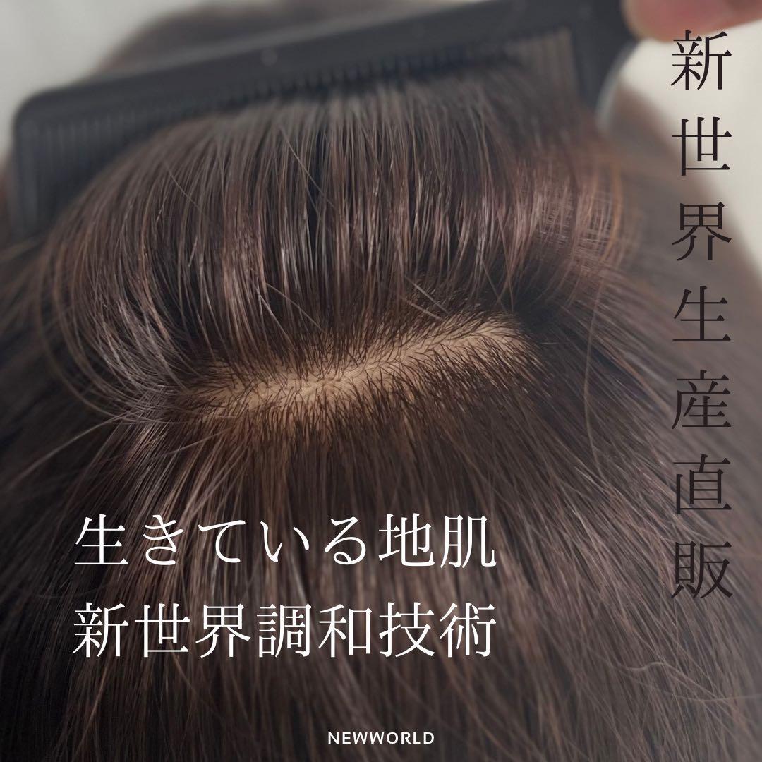 真・新健康シリーズ2025新世界人毛100%ウィッグMシルクスキン　医療ウィッグ