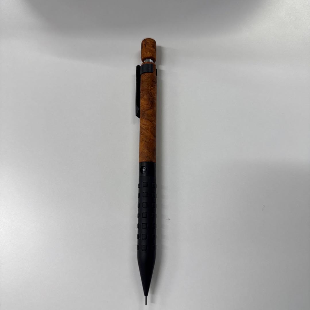 【新品未使用】野原工芸 特上黒柿 シャープペンシル シルバー金具 ➕おまけ付き