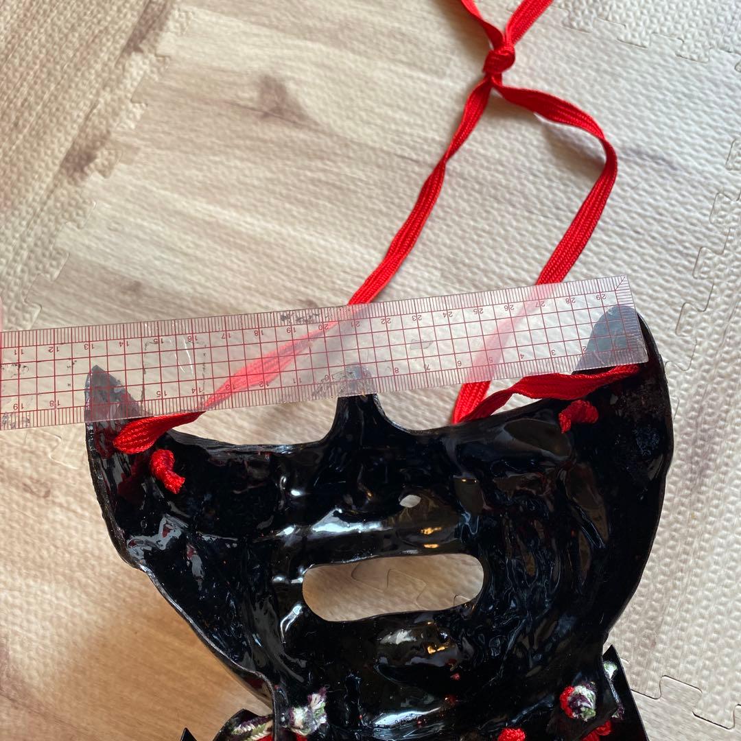 【着用可能】手作り　武具　鎧兜　甲冑　等身大　半頬　面頬　mempo 樹脂製