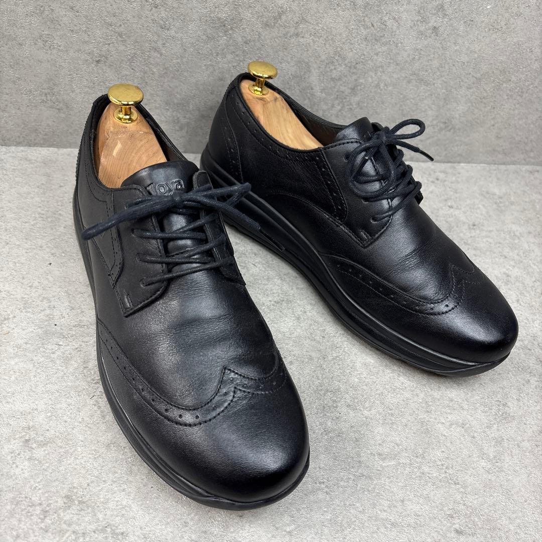 未使用級！Joya ジョーヤ　ウィングチップ コンフォート　厚底レザーシューズ